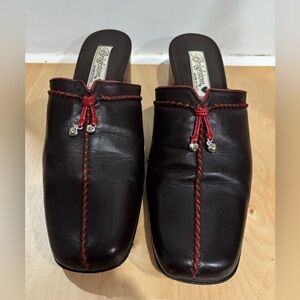 Brighton Ginger mules size 9